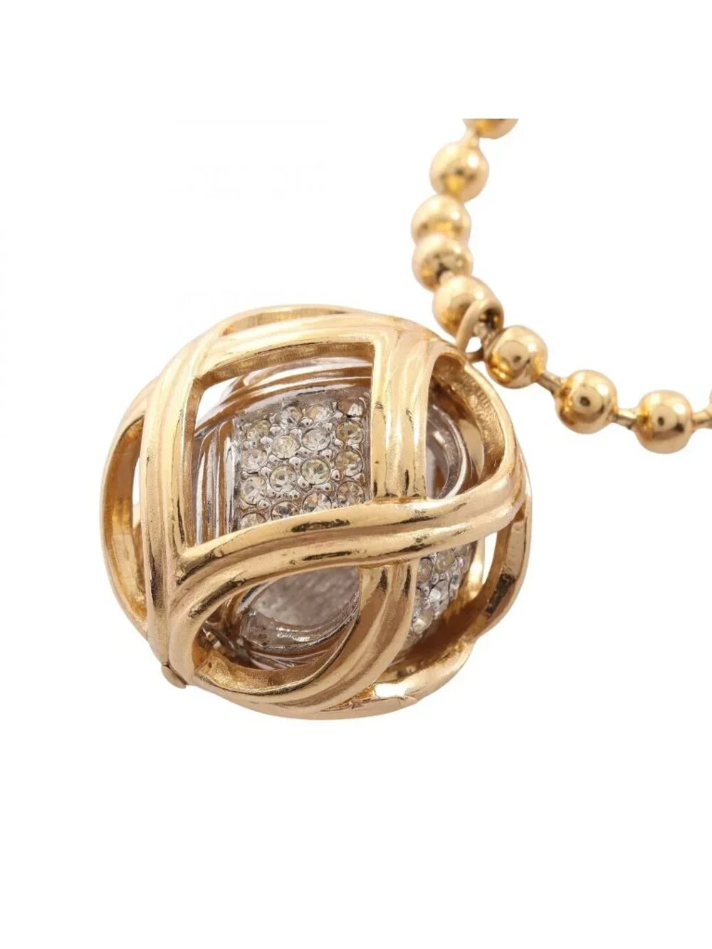 Dior Necklace Ball Gold